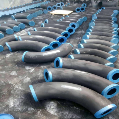 Lo STD ha galvanizzato i montaggi d'acciaio forgiati flangia il raggio lungo di saldatura di Sch 160 una curvatura da 90 gradi