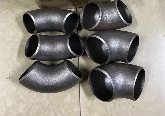 90 accessorio per tubi del gomito Wp304 304l 347h 310s 321 di acciaio al carbonio di brillamento di sabbia di grado