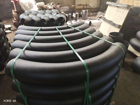 Brillamento di sabbia forgiato del gomito DN150 SCH 30 della saldatura testa a testa del acciaio al carbonio di ASTM A53