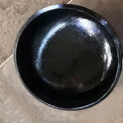 Testa servita ellittica d'acciaio nera saldabile della guarnizione del cappuccio SS400 DIN2605 del tubo DN15