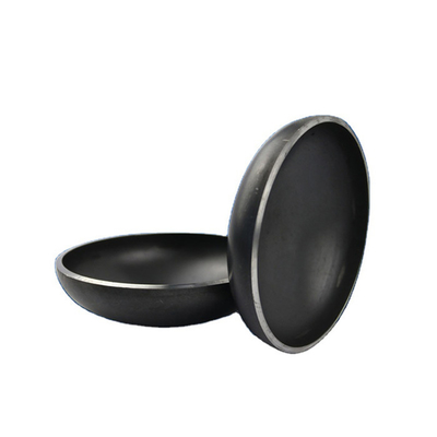 Testa servita ellittica d'acciaio nera saldabile della guarnizione del cappuccio SS400 DIN2605 del tubo DN15