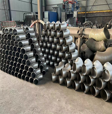 Saldatura testa a testa 90 acciaio al carbonio senza cuciture d'acciaio degli accessori per tubi di grado DN15 JIS B2313
