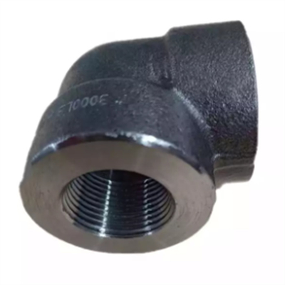 Asme B16.11 Astm A105 ha forgiato la femmina del gomito 3000lb del acciaio al carbonio infilata