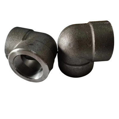 Asme B16.11 Astm A105 ha forgiato la femmina del gomito 3000lb del acciaio al carbonio infilata